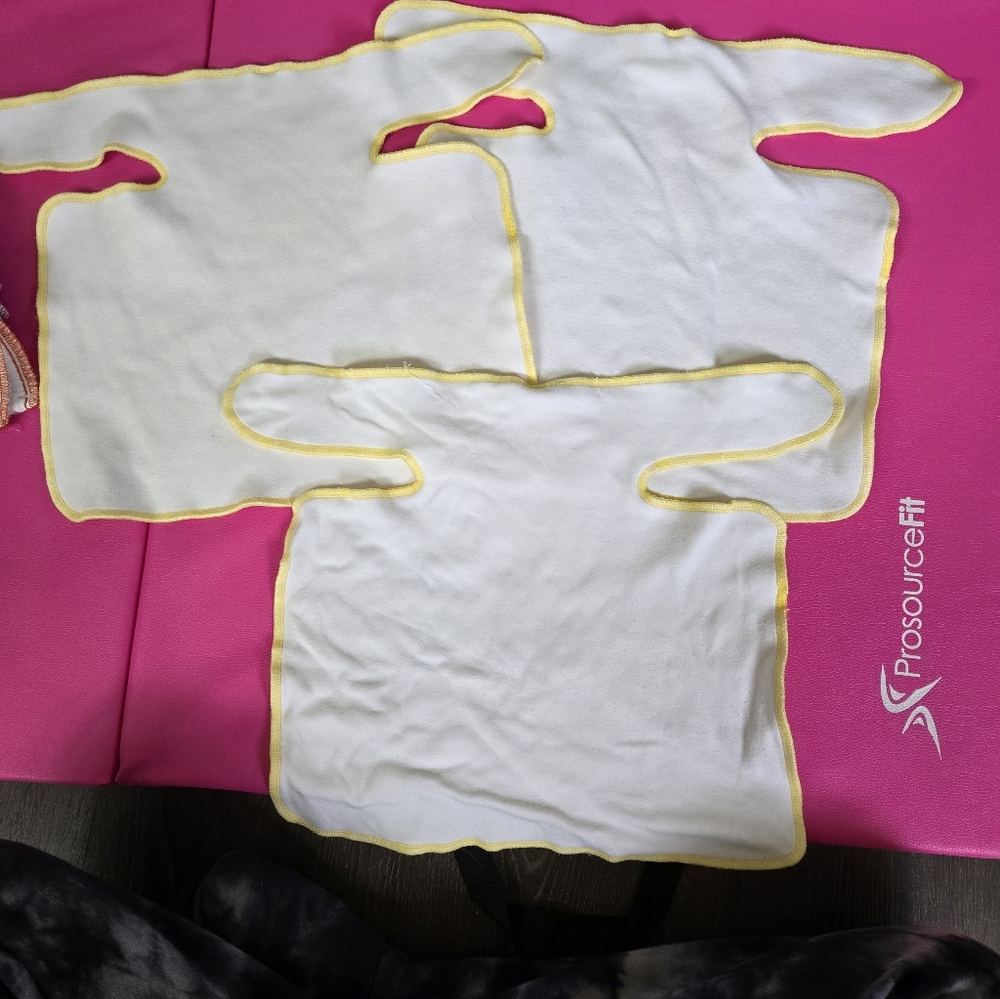 3 Clotheez Preflat Diapers Size One